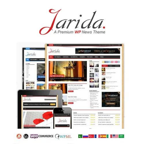 Jarida - Responsive WordPress News Theme, Magazine, Blog