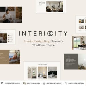 Interiocity – Home Decor Blog and Interior Design Magazine WordPress Theme