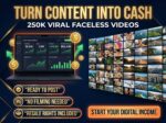 250K viral faceless reels bundle for TikTok Instagram Reels YouTube Shorts with PLR MRR rights