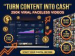 250K viral faceless reels bundle for TikTok Instagram Reels YouTube Shorts with PLR MRR rights
