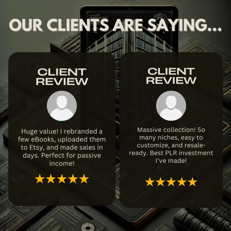 300,000+ eBooks Mega Bundle with PLR & MRR