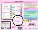 All-in-One Digital Planner 2026–2028-Hyperlinked GoodNotes Planner-iPad-Tablet Planner