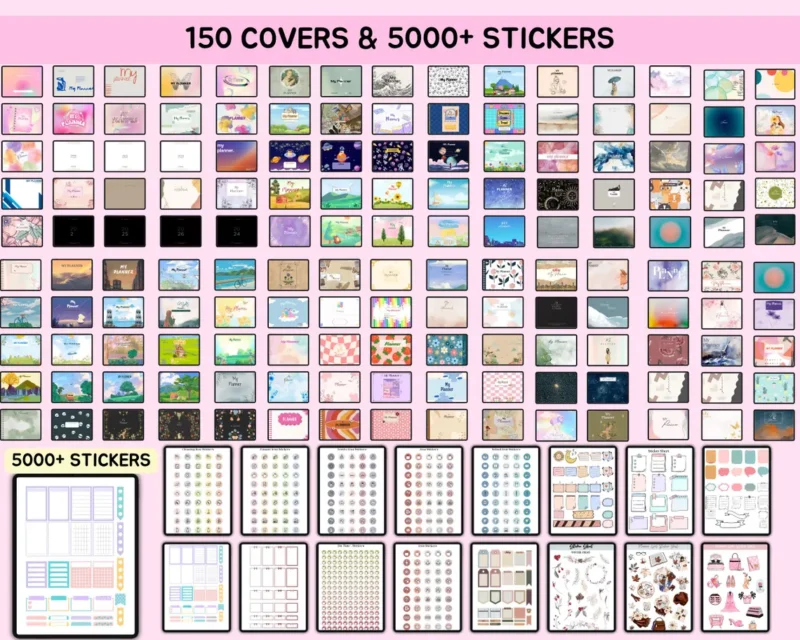 All-in-One Digital Planner 2026–2028-Hyperlinked GoodNotes Planner-iPad-Tablet Planner