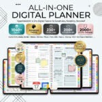 All-in-One Digital Planner 2026–2028 | Hyperlinked GoodNotes Planner | Daily Weekly Monthly Journal | iPad & Tablet Planner